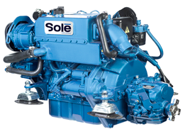 Sol&eacute; Mini 44 Scheepsdieselmotor met Technodrive keerkoppeling TMC60P, R=1.55:1 - 9022041 1 - 9022041