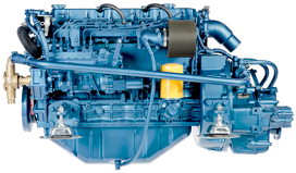 Sol&eacute; Scheepsdieselmotor SM 103 76 HP met Technodrive keerkoppeling TM170, R=2.94:1 - 9022198 2 - 9022198