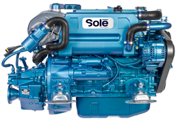 Sol&eacute; Scheepsmotor SM-82 met TM93, R=2.77:1 - 9022638 2 - 9022638