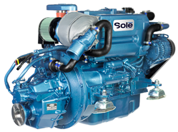 Sol&eacute; Scheepsmotor SM-94 met TM93, R=2.77:1 - 9022648 2 - 9022648