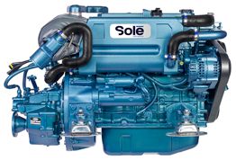 Sol&eacute; Scheepsmotor SM-94 met TM93, R=2.77:1 - 9022648 3 - 9022648