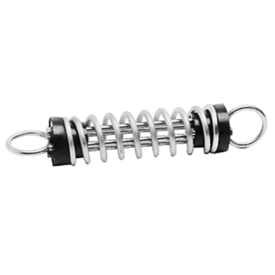 RVS Landvastveer 'Heavy Duty' met kunststof kappen, &Oslash;5mm, L=300mm (boot max. 6m/1000kg) - 9024250 - 9024250