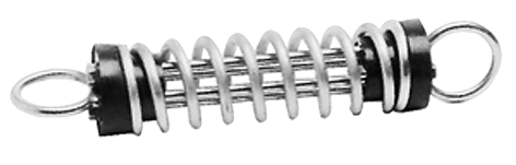 RVS Landvastveer 'Heavy Duty' met kunststof kappen, &Oslash;5mm, L=300mm (boot max. 6m/1000kg) - 9024250 - 9024250