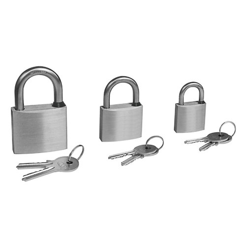 RVS hangslot met RVS beugel, afmetingen 30x22mm - 9024355 - 9024355