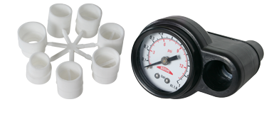 Manometer voor artikel 9026004 & 9026006 (inclusief adapterset) - 9026051 - 9026051