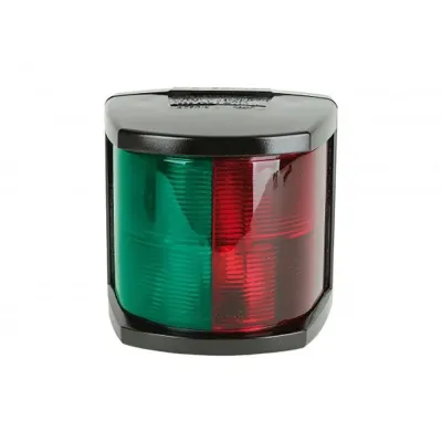 Hella Serie 2984 2-kleurenlantaarn, 12V/2x 25W, 2x 112,5&deg;, BSH-2NM, zwart huis, rode & groene lens - 9041108 - 9041108