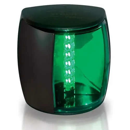 Hella NAVILED-PRO Stuurboordlantaarn, 9-33V, 112.5&deg;, BSH-2NM, zwart huis met groene lens - 9041302 - 9041302