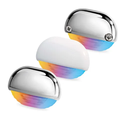 Hella Apelo RGB loopverlichting, kunststof chroom, 12/24VDC, IP67 - 9041447 1 - 9041447