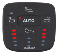 Elektrische trim tab set 9"x9" met Automatic Leveling Control; 1 stuurstand - 90470909alc1 1 - 90470909/ALC1