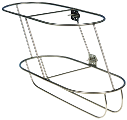 RVS Fenderhouder, schuin model voor 2 fenders (links), A=540mm, B=285mm (Comet 3) - 9048730l - 9048730L