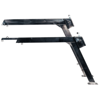RVS Davit met touw, blok en winch, telescopische uitvoering, 120kg (prijs per stuk) - 9048901 - 9048901