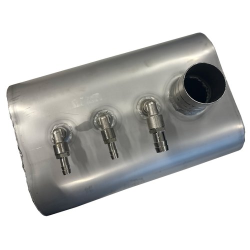 Brandstoftank RVS 50l, 700x200x350mm met gelaste fittings - 9050002 1 1 - 9050002
