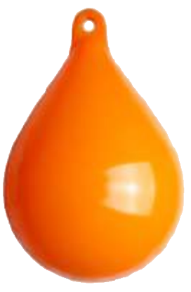 Anker (markerings) boei, &Oslash;210mm, L=280mm, oranje (maat 2) - 9059068 - 9059068