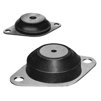 Trillingsdemper, 45&deg; shore, inwendige draad M6, afm. 59x35x12mm, max. 120N (hardheid 75N/mm) - 9063097 1 - 9063097