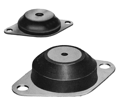 Trillingsdemper, 45&deg; shore, inwendige draad M6, afm. 59x35x12mm, max. 120N (hardheid 75N/mm) - 9063097 2 - 9063097