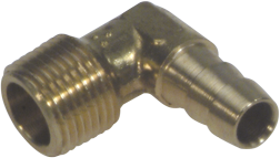 Sierra Brandstoffitting, 90&deg;, 3/8" NPT & 3/8" slang, OMC - 9064307 1 - 9064307