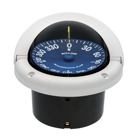 Ritchie Kompas model 'Supersport SS-1002', 12V, inbouwkompas, roos &Oslash;93,5mm/5&deg;, wit - 9067019 - 9067019