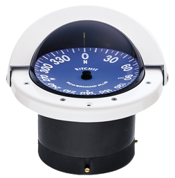 Ritchie Kompas model 'Supersport SS-2000W', 12V, inbouwkompas, roos &Oslash;114,3mm/5&deg;, wit - 9067024 - 9067024