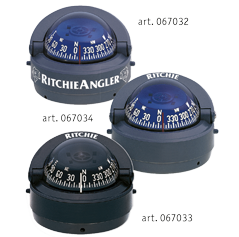 Ritchie Kompas model 'Explorer S-53G', 12V, opbouwkompas, roos &Oslash;69,9mm/5&deg;, grijs - 9067034 1 - 9067034