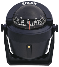 Ritchie Kompas model 'Explorer B-51', 12V, beugelkompas, roos &Oslash;69,9mm/5&deg;, zwart - 9067036 - 9067036