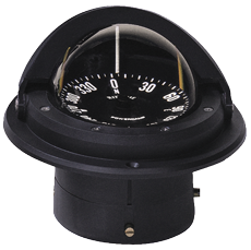 Ritchie Kompas model 'Voyager F-82', 12V, inbouwkompas, roos &Oslash;76,2mm/5&deg;, zwart - 9067054 - 9067054