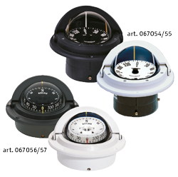Ritchie Kompas model 'Voyager F-82W', 12V, inbouwkompas, roos &Oslash;76,2mm/5&deg;, wit - 9067055 1 - 9067055