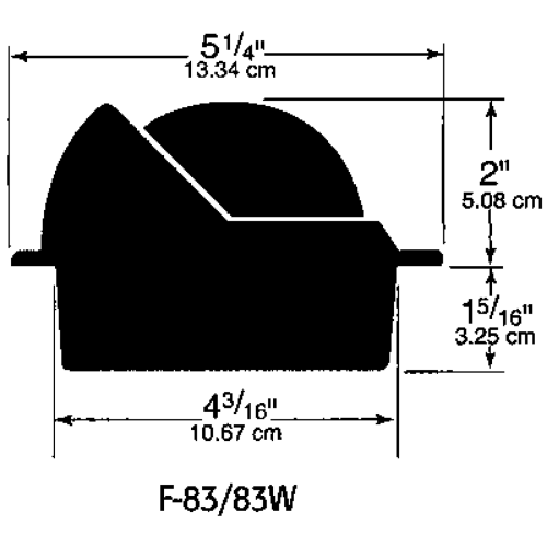 Ritchie Kompas model 'Voyager F-83', 12V, inbouwkompas, roos &Oslash;76,2mm/5&deg;, zwart (wheel mark) - 9067056 2 - 9067056