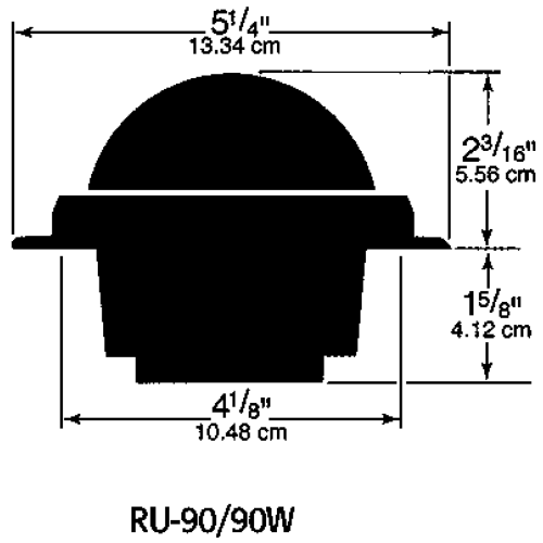 Ritchie Kompas model 'Voyager RU-90', inbouwkompas, roos &Oslash;76,2mm/5&deg;, zwart - 9067058 1 - 9067058