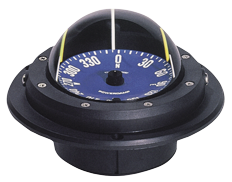Ritchie Kompas model 'Voyager RU-90', inbouwkompas, roos &Oslash;76,2mm/5&deg;, zwart - 9067058 - 9067058