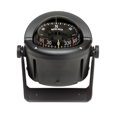 Ritchie Kompas model 'Helmsman', HB-741, 12V, beugelkompas, roos &Oslash;93,5mm/5&deg;, zwart - 9067071 - 9067071