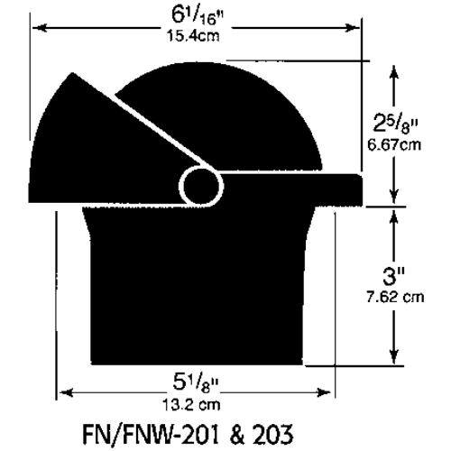 Ritchie Kompas model 'Navigator FNW-201', inbouwkompas, 12V, roos &Oslash;114,3mm/5&deg;, wit - 9067094 2 - 9067094