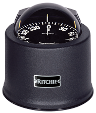 Ritchie Kompas model 'Globemaster SP-5-B', 12/24/32V, opbouw, &Oslash;127mm/2 of 5&deg;, zwart (motor & zeil) - 9067350 - 9067350