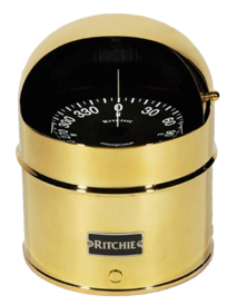 Ritchie Kompas model 'Globemaster D-515-X', 12/24/32V, opbouw, &Oslash;127mm/2 of 5&deg;, messing (motor) - 9067389 - 9067389