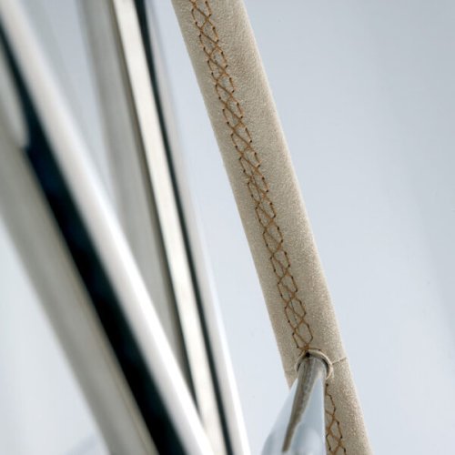 Stuurwiel leer 6-spaaks-RVS 90cm - 9068590 2 - 9068590