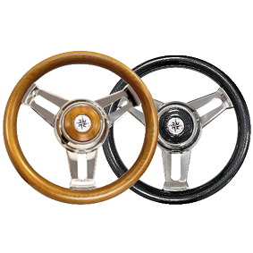 3-Dubbelspaaks RVS Stuurwiel model 31 Carbon, &Oslash;=350mm - 9068751 1 - 9068751