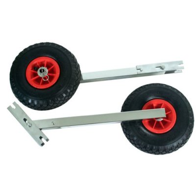 RVS transportwielenset voor rubberboot 'Ibis 2', max. 150kg (opklapbaar) - 9069355 1 - 9069355