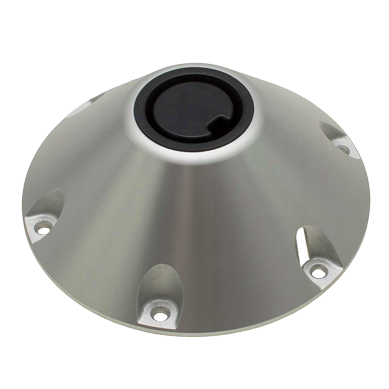 Flush-Mount Aluminium Base 9" Satin - 9069431 1 - 9069431
