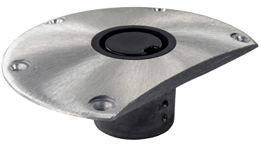 Flat Left Sided Aluminium Base Satin - 9069432 1 - 9069432