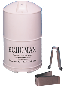 Echomax EM230 midi radarreflector met RVS mastbeugels, wit - 9070411 - 9070411
