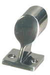 RVS Railingeindstuk 60&deg;, &Oslash;22,25mm, H=37mm - 9072205 - 9072205