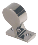 RVS Railingeindstuk 120&deg;, &Oslash;25,4mm, H=56mm - 9072216 - 9072216