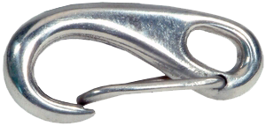 RVS snaphaak, 70mm - 9072651 1 - 9072651