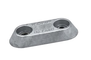 Aluminium anode boutmontage, gatsafstand = 80mm (0,42kg) - 9077810 1 - 9077810