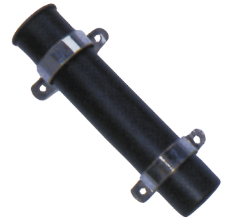 Kunststof hengelhouder voor zijmontage, L=230mm, max. &Oslash;41mm - 9078433 - 9078433