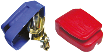 Accuklem, 65x45x24mm, met plastic afdekkap (prijs per set) - 9078481 - 9078481