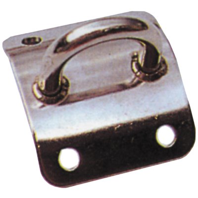 RVS gebogen oogplaat, 42 x 46mm - 9078510 - 9078510