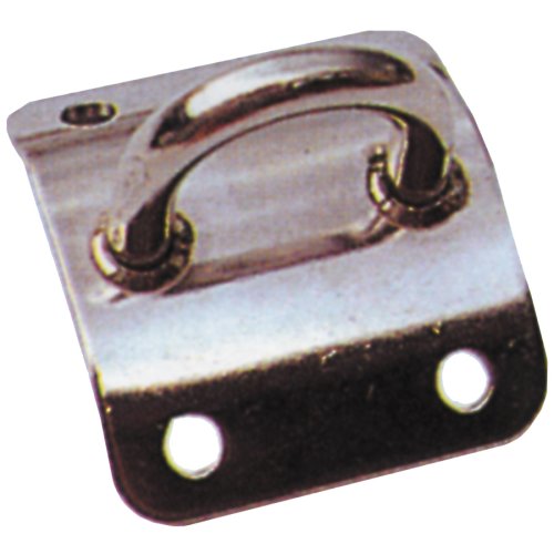 RVS gebogen oogplaat, 42 x 46mm - 9078510 - 9078510