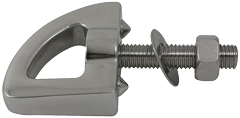 RVS schroefoog, A=102mm, B=12mm, C=23mm, D=152mm - 9078725 - 9078725