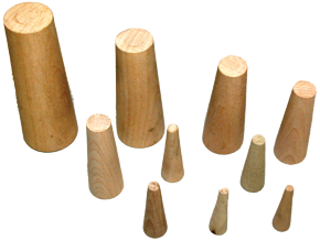 Set houten noodpluggen, &Oslash;5-28mm (10 stuks) - 9078790 - 9078790