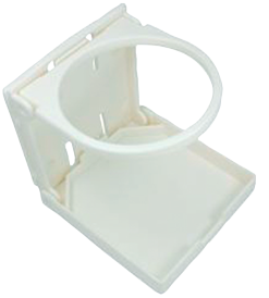 Kunststof drankhouder, klapbaar, A=104mm, B=98mm, C=94mm, wit - 9078885 - 9078885